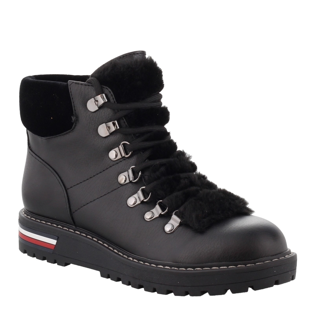 Tommy Hilfiger Womens Icee Boots Black 7.5M.